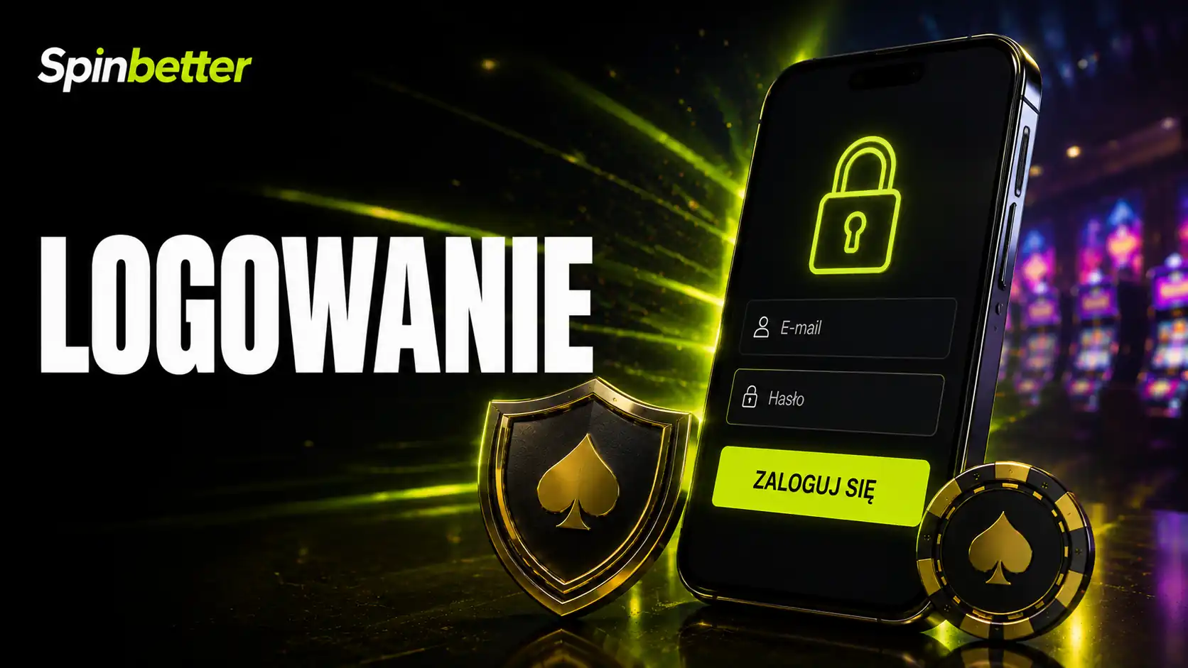 SpinBetter login – formularz logowania do konta w kasynie