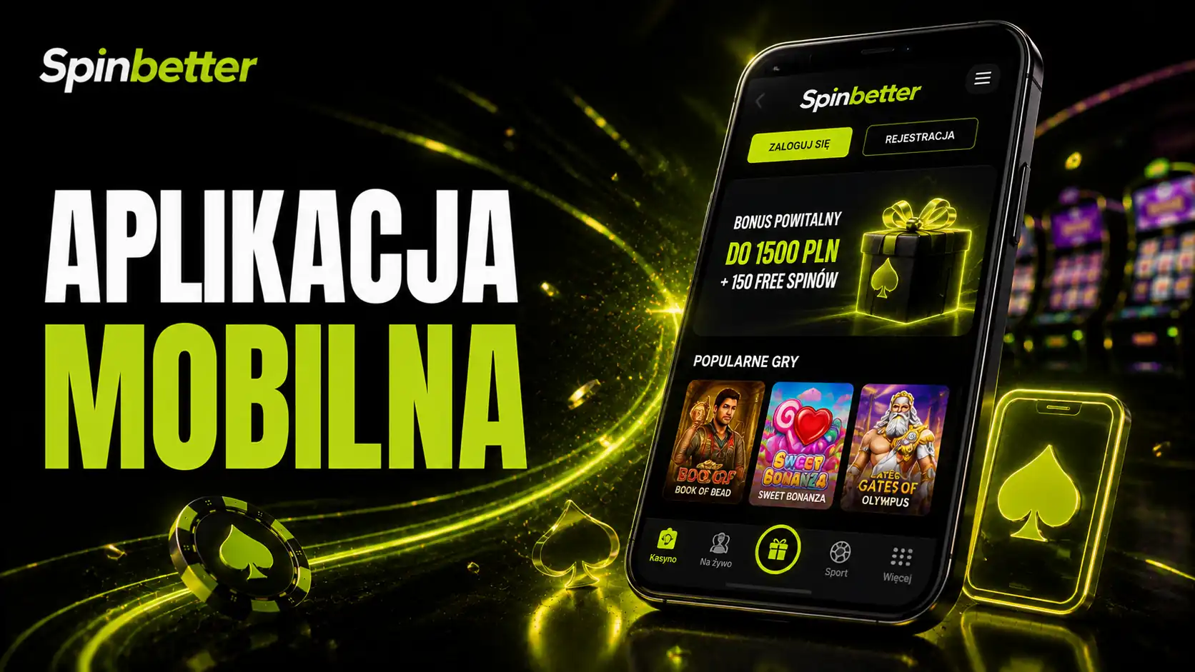 SpinBetter apk – mobilny interfejs kasyna na stronie pobierania